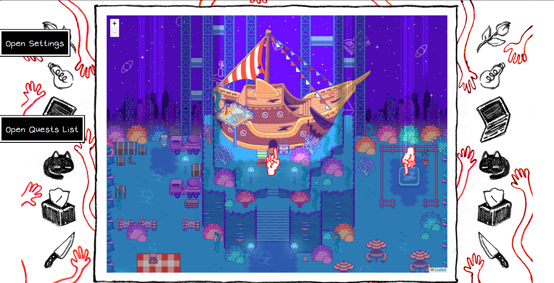 SideQuest-OMORI's website